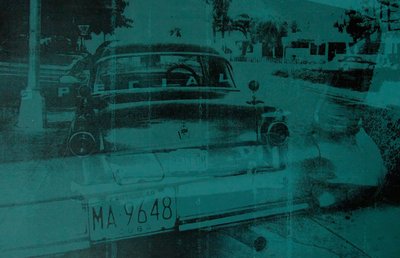 Auto verde astratta da David Studwell